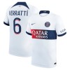 Maglia ufficiale Paris Saint Germain Verratti 6 Trasferta 2023-24 per Uomo